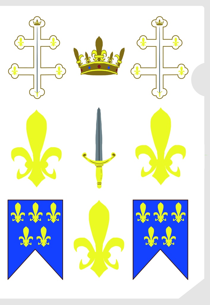 クリアファイル:ジャンヌダルク列聖100周年記念グッズ