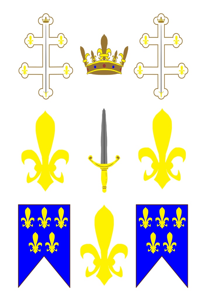 ポストカード:ジャンヌダルク列聖100周年記念グッズ