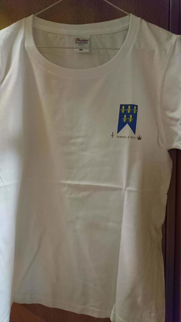 Tシャツ・オルレアン解放ver:ジャンヌダルク列聖100周年記念グッズ