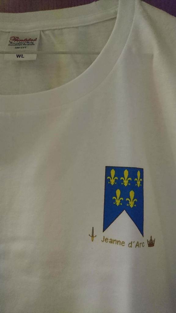 Tシャツ・オルレアン解放ver:ジャンヌダルク列聖100周年記念グッズ