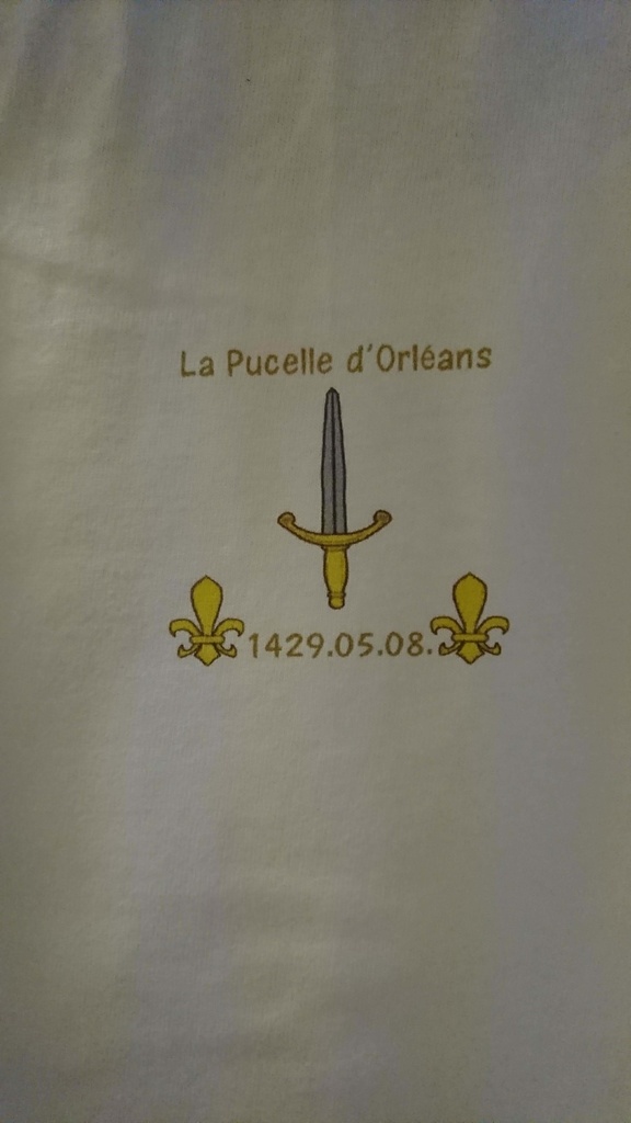 Tシャツ・オルレアン解放ver:ジャンヌダルク列聖100周年記念グッズ