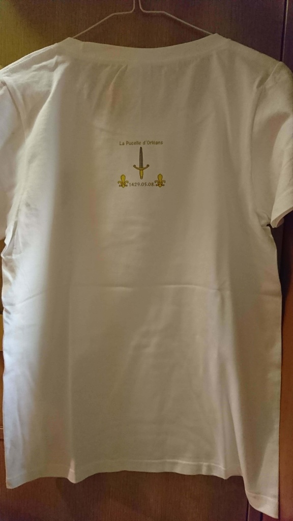 Tシャツ・オルレアン解放ver:ジャンヌダルク列聖100周年記念グッズ
