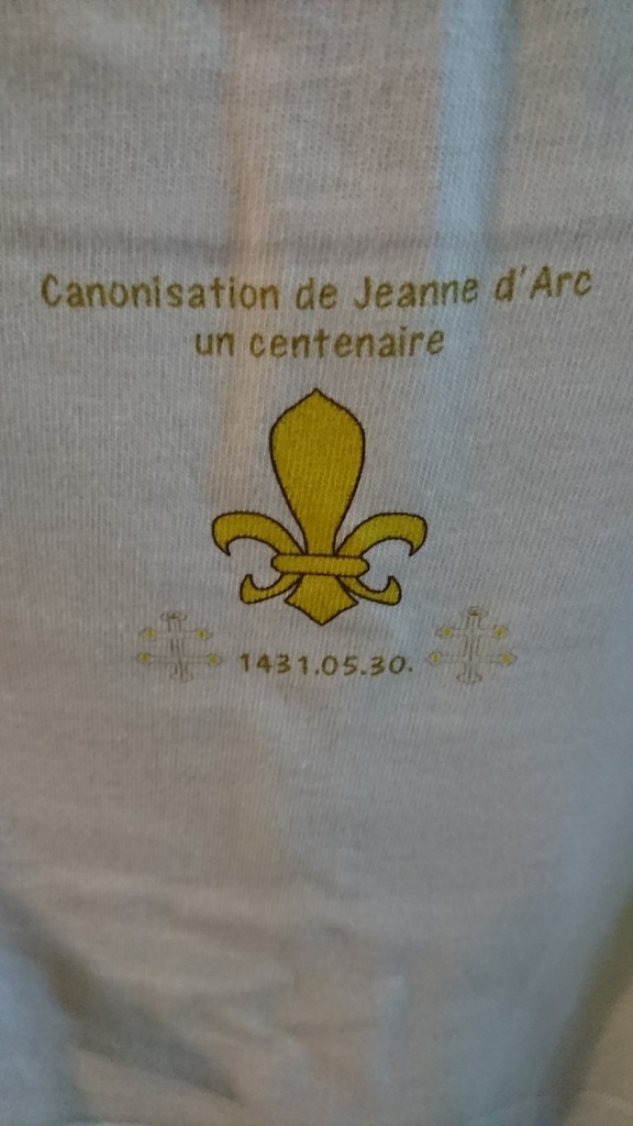Tシャツ・列聖記念日ver:ジャンヌダルク列聖100周年記念グッズ
