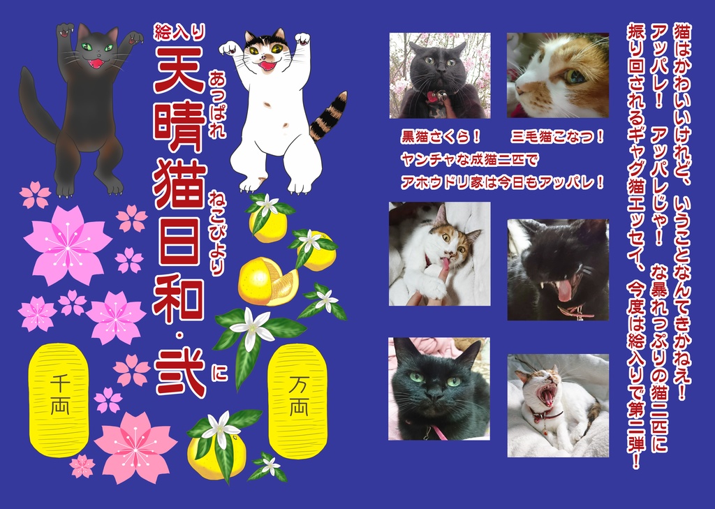 絵入り猫エッセイ:天晴猫日和・弐(あっぱれねこびより・に)