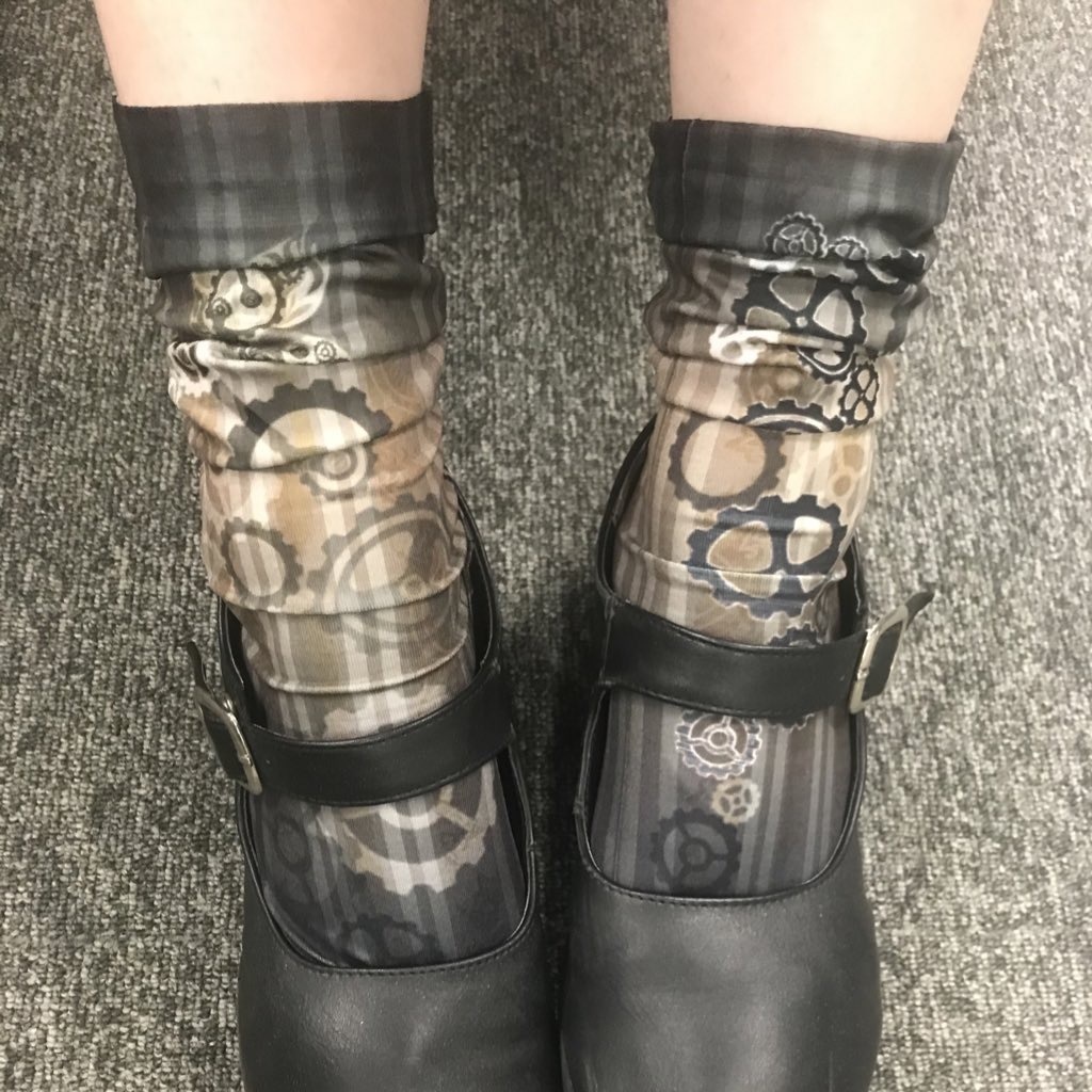 金属蝶ver.2【クルーソックス】