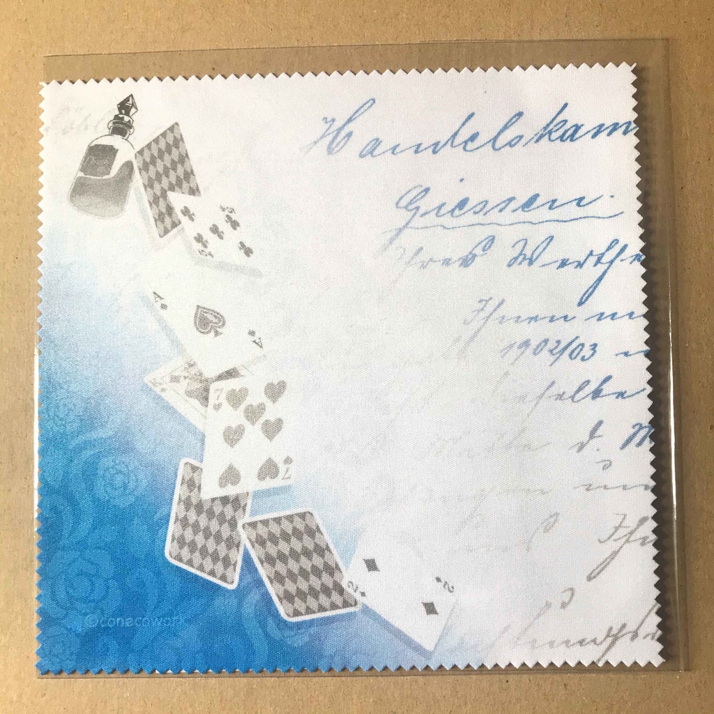 めがね拭き・ふしぎの国のクロス(ピンク/ブルー/パープル)マイクロファイバークロス