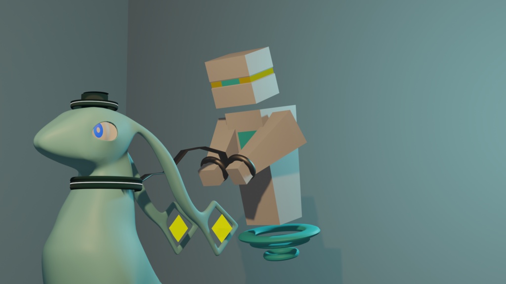 ロボットを連れ歩くための首輪