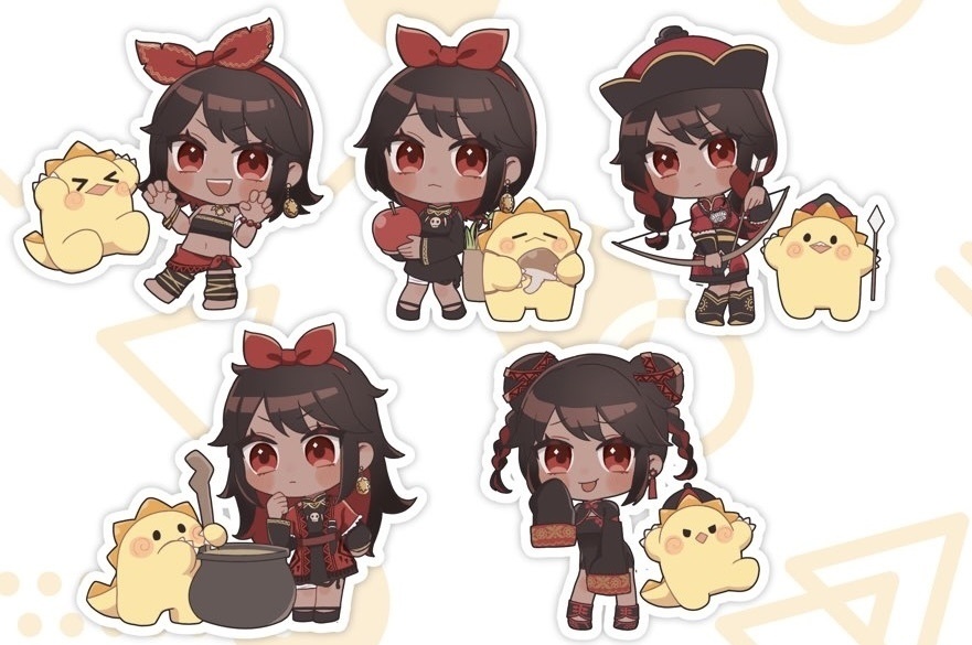 ババンバ衣装集ステッカーセット