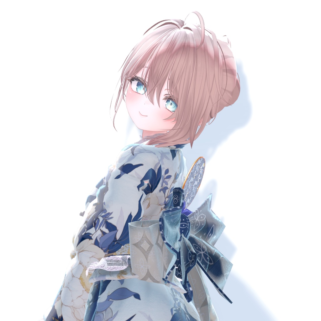 お団子ポニーテール