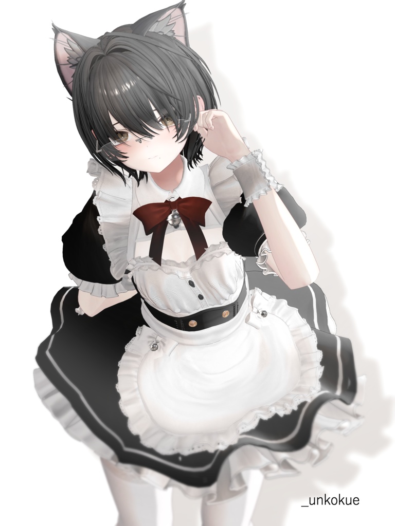 【耳かけギミック】すっきりショートヘア