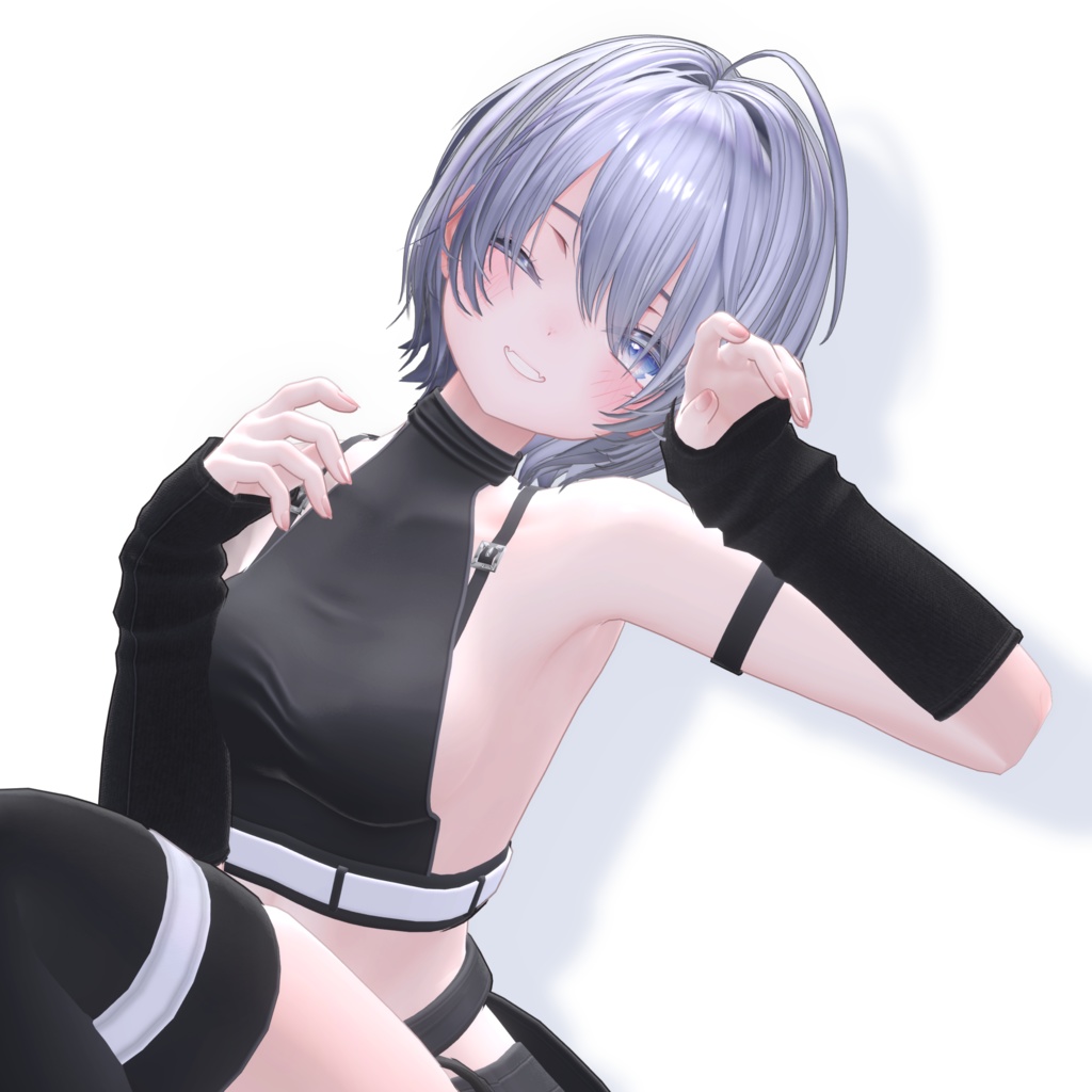 【耳かけギミック】すっきりショートヘア