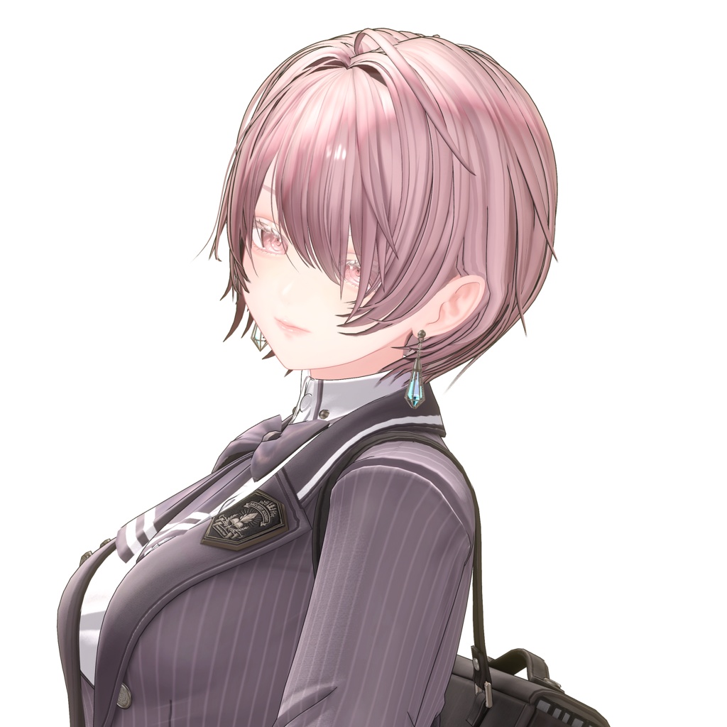 【耳かけギミック】すっきりショートヘア