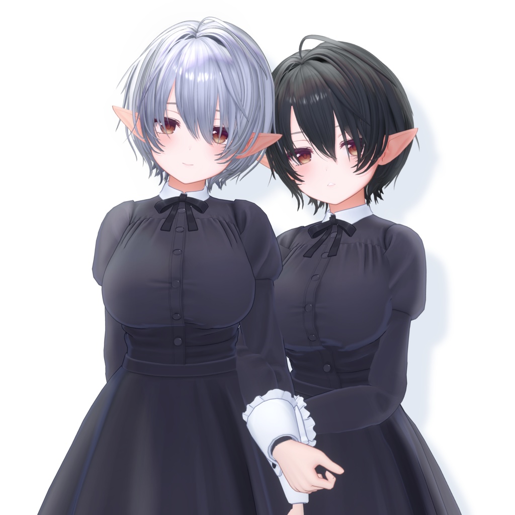 【耳かけギミック】すっきりショートヘア