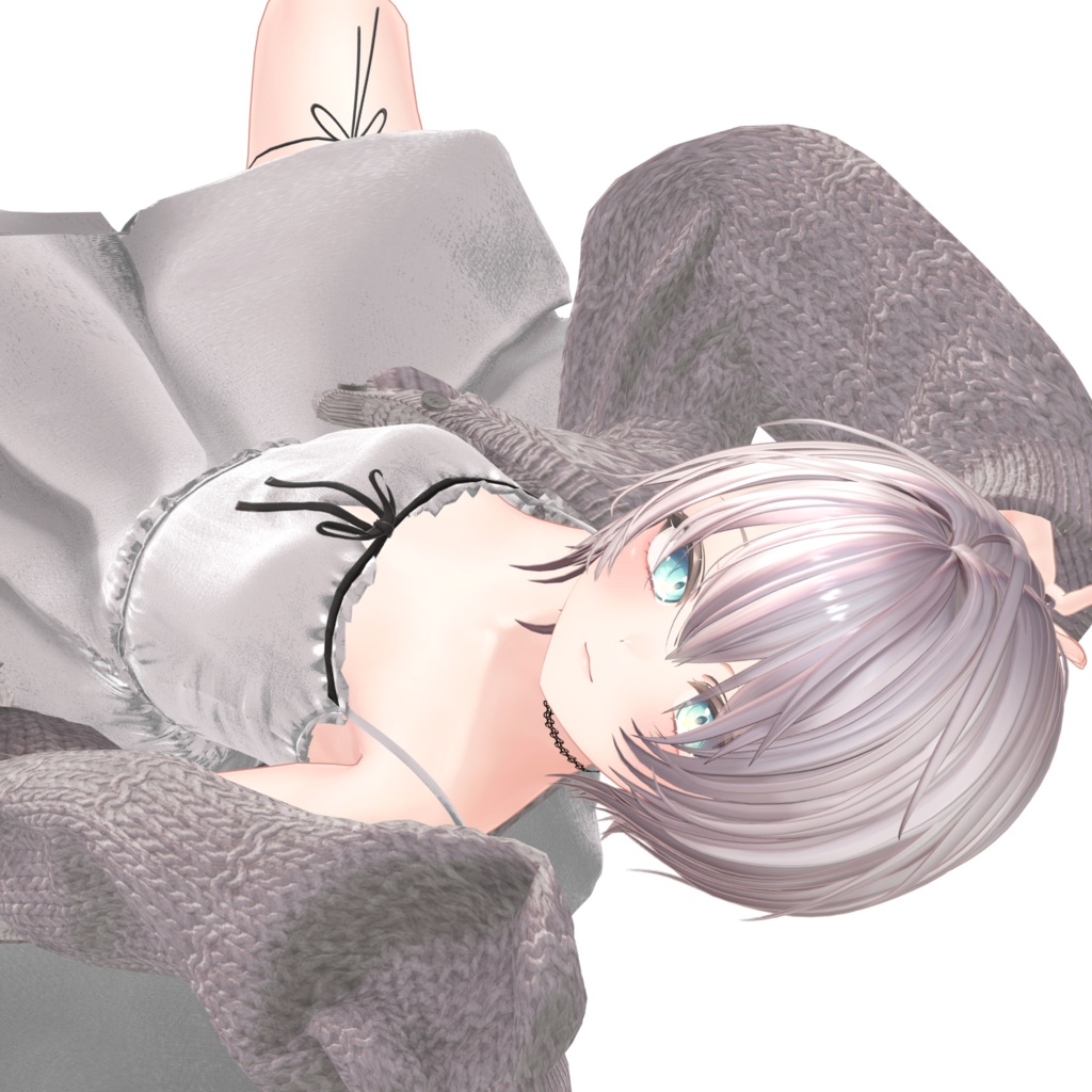 【耳かけギミック】すっきりショートヘア