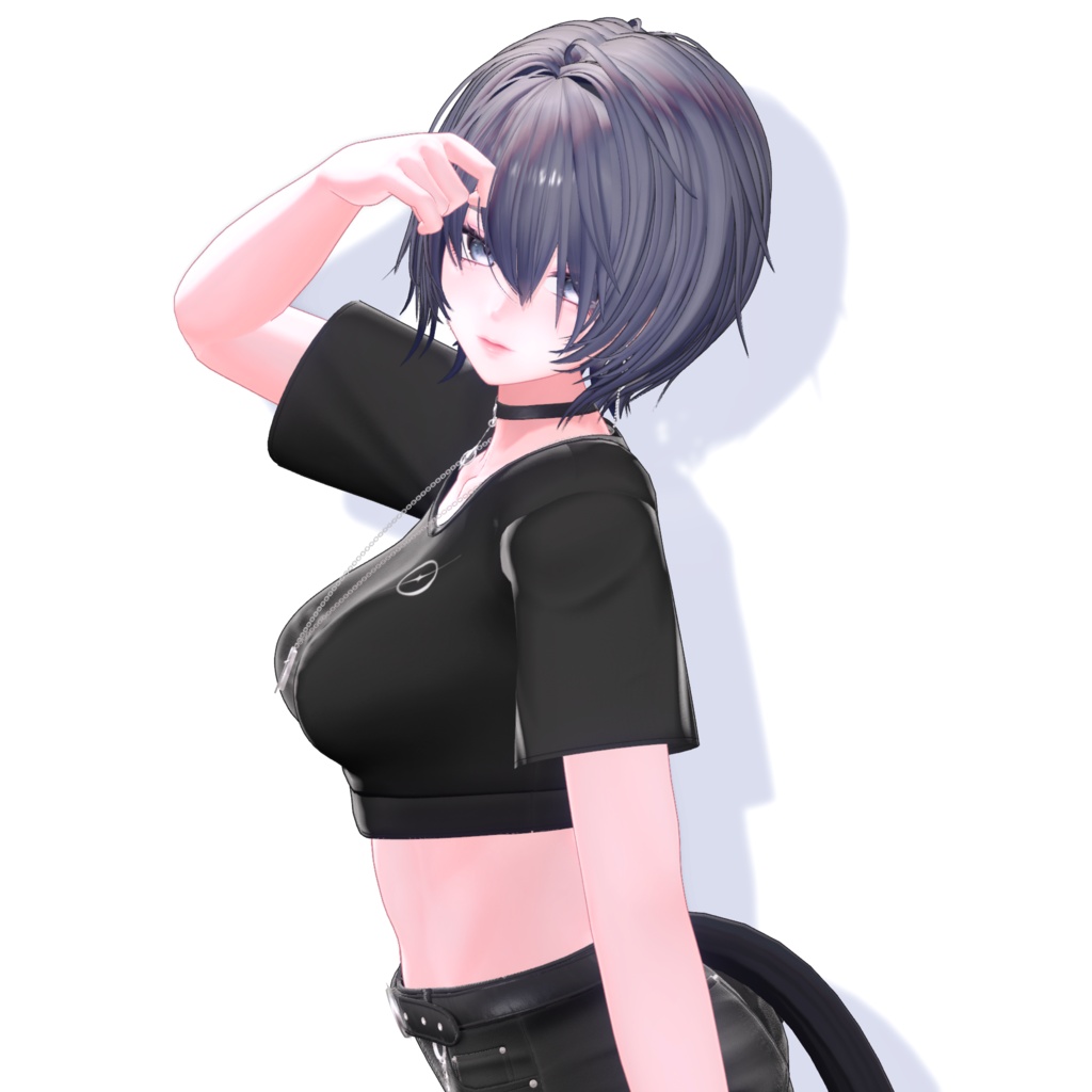 【耳かけギミック】すっきりショートヘア