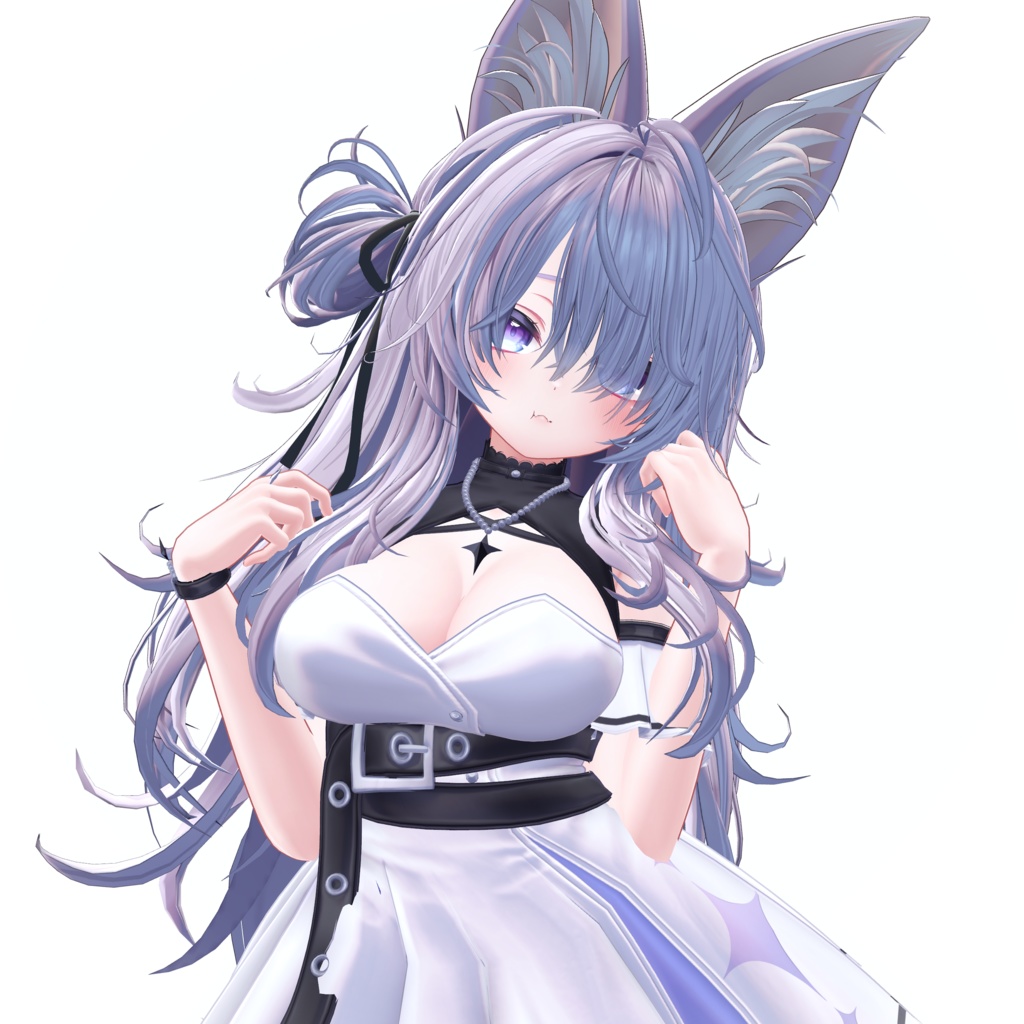 メカクレおおかみヘア