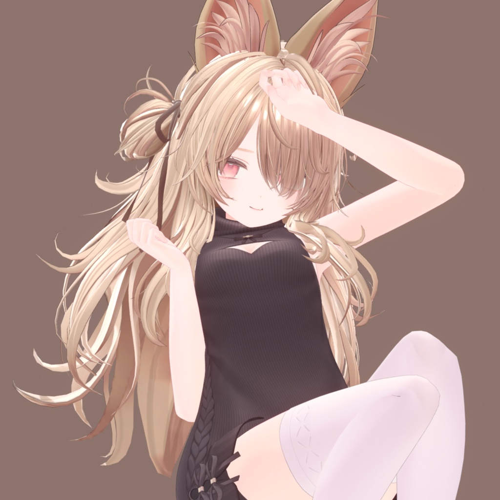 メカクレおおかみヘア