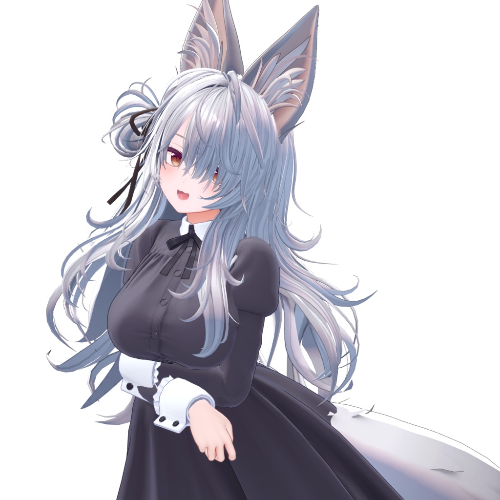 メカクレおおかみヘア