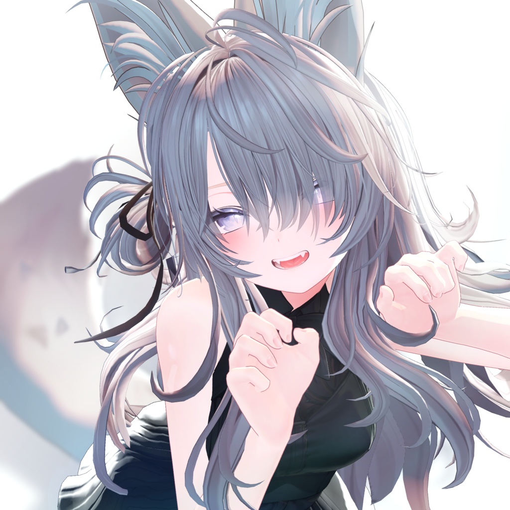 メカクレおおかみヘア