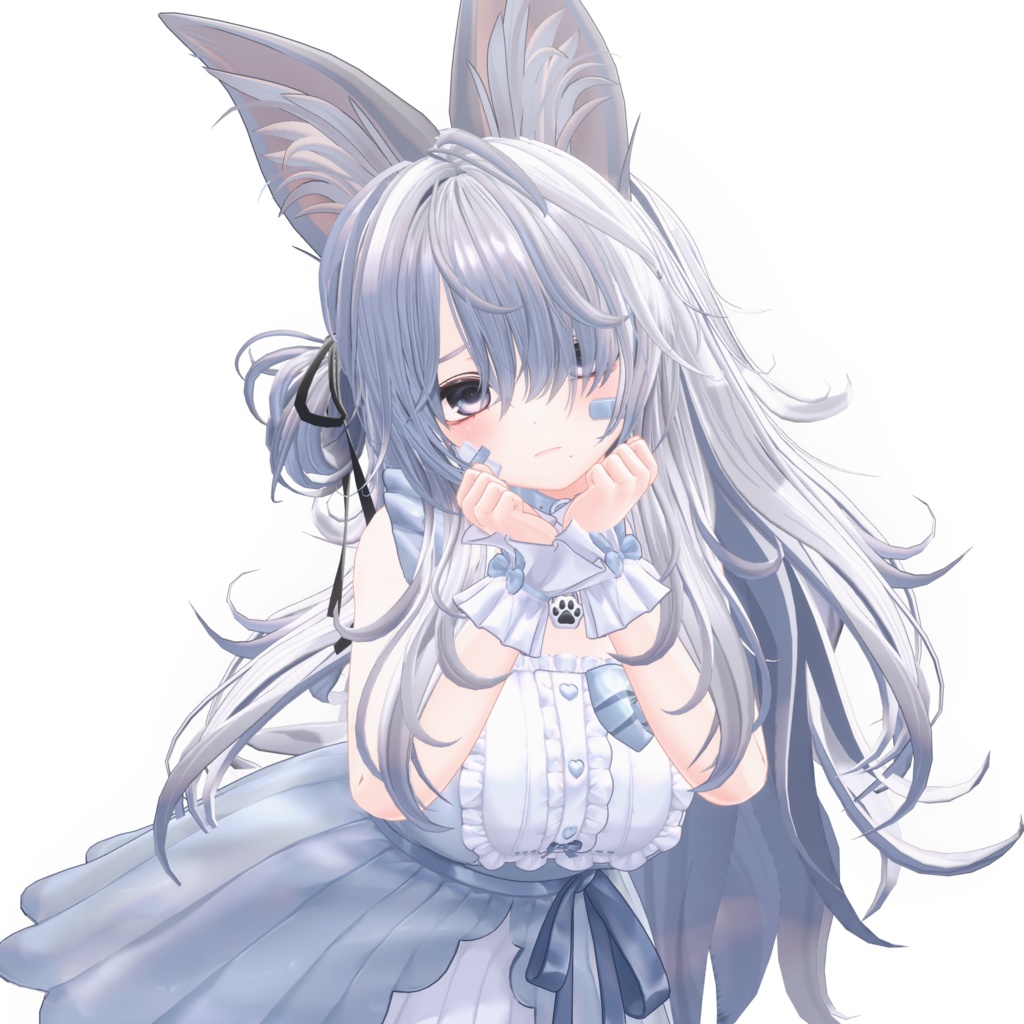 メカクレおおかみヘア