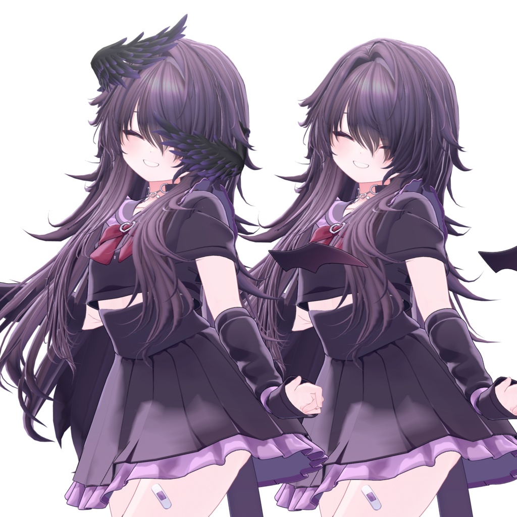 🎈SALE🎈メカクレ堕天ロング