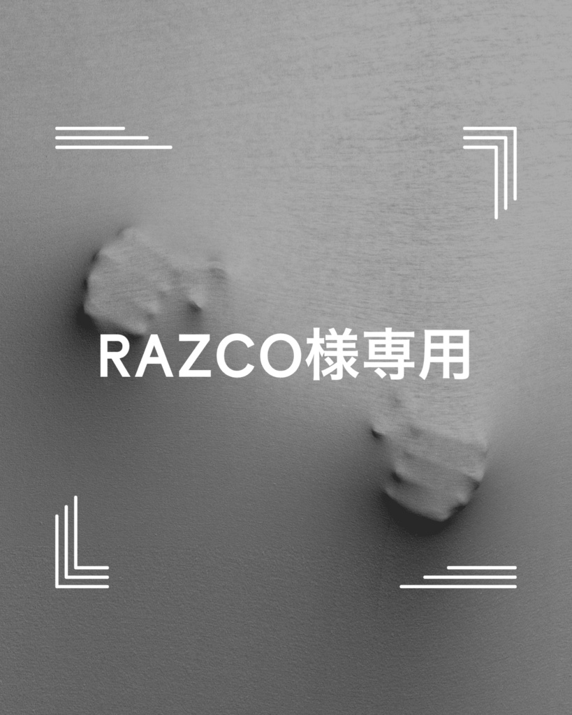 RAZCO様専用ページ - DearBlueBird - BOOTH