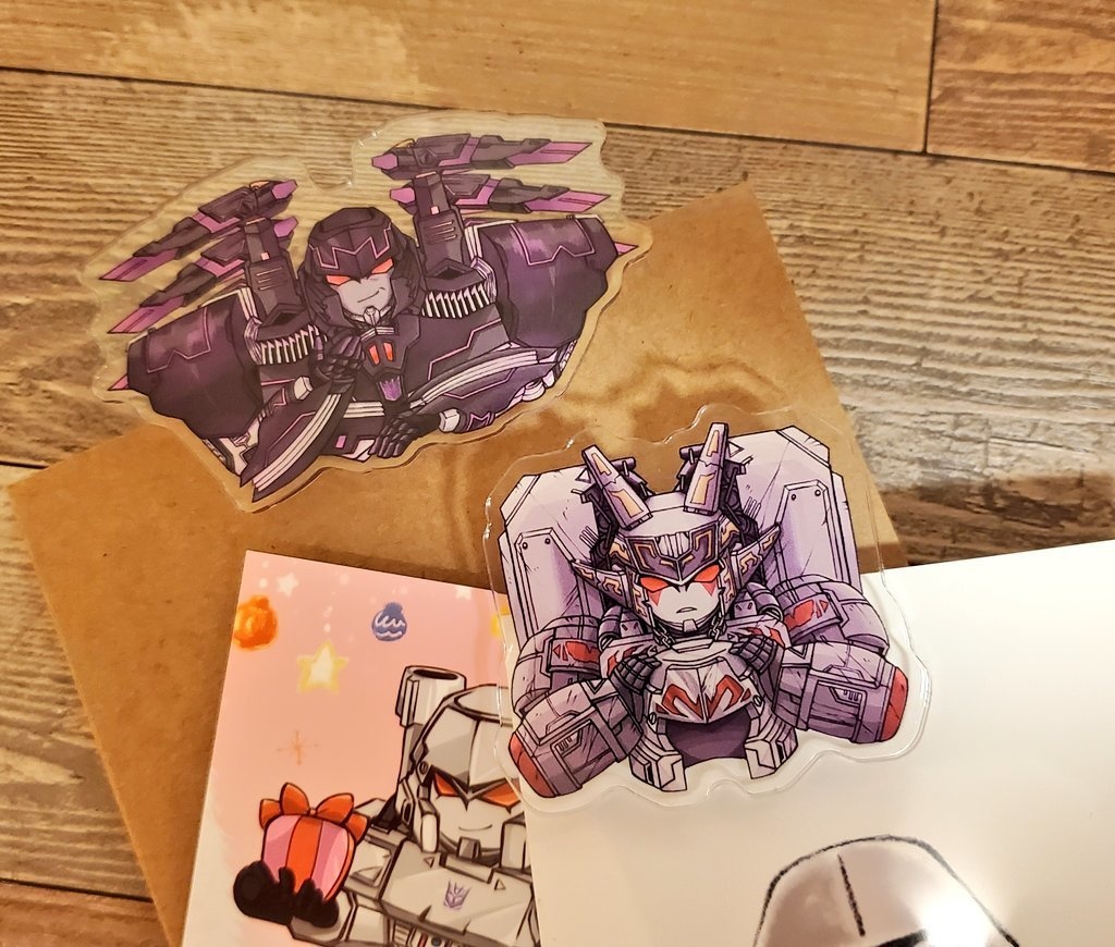 アクリルクリップバッジ