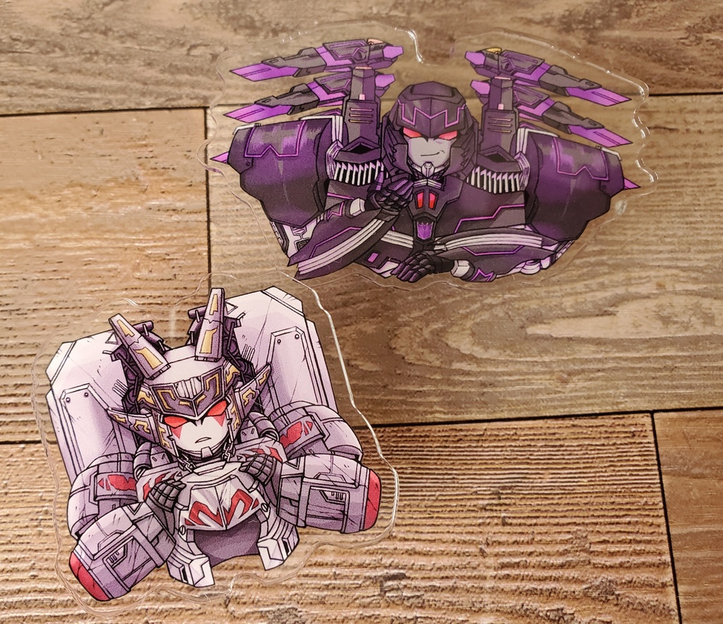 アクリルクリップバッジ