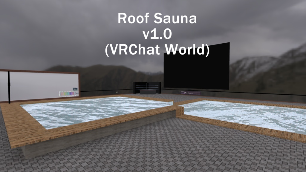 Rooftop Sauna [VRChat World]