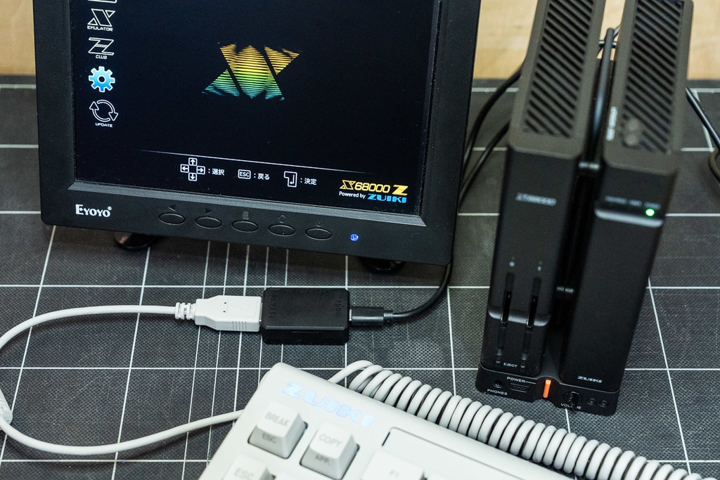 「ZKB-EAK2PE」X68000 Z EAKキーボードをProduct Editionで使えるようにするアダプター