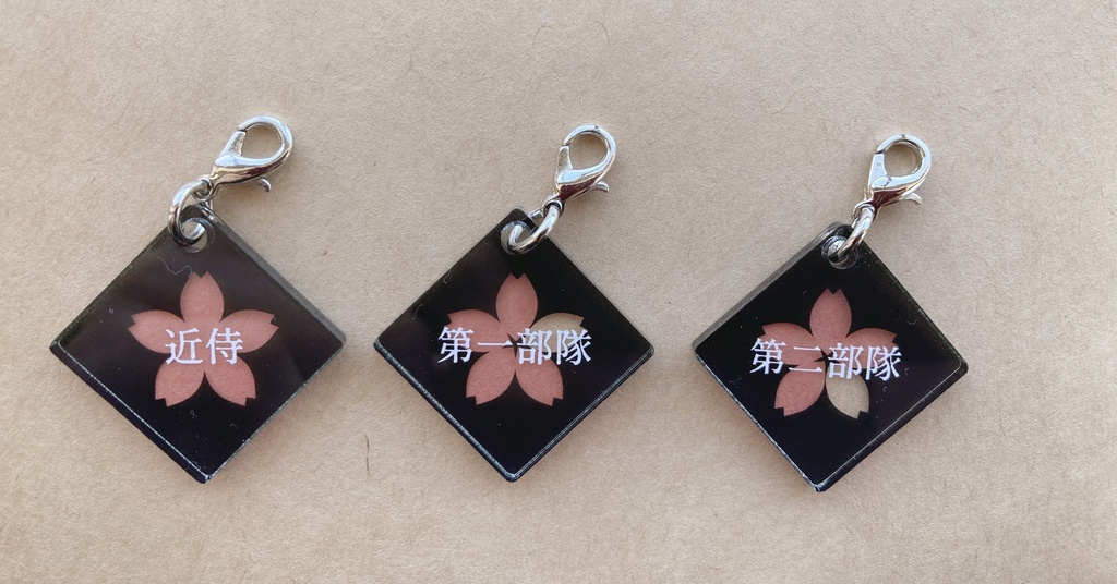 【番外】刀紋アクリルキーチャーム