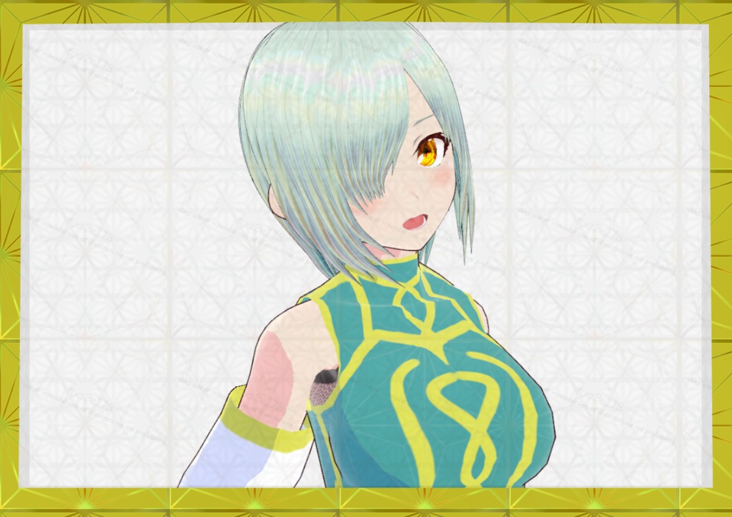 組子模様風パターン素材(Krita用)