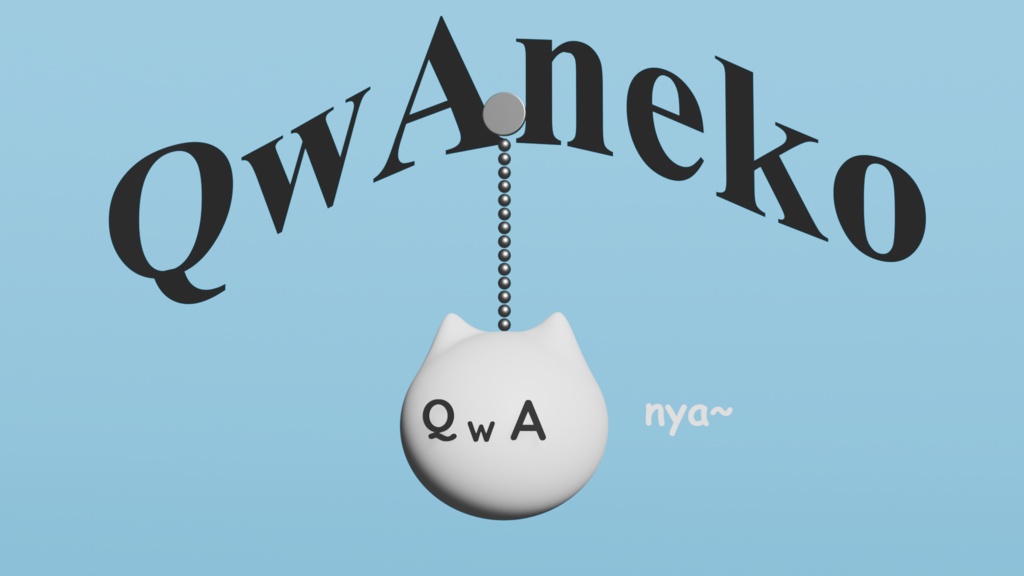 QWAねこイヤリング