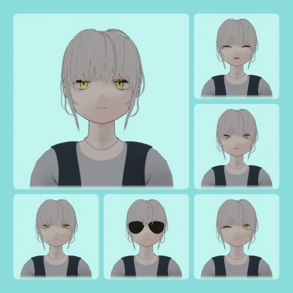 【VRChat想定オリジナル3Dモデル】Natu3D