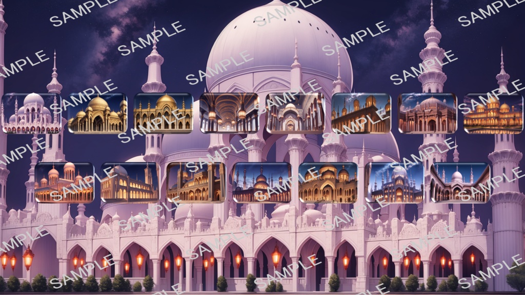 立ち絵/背景 褐色肌の踊り子/アラビアン