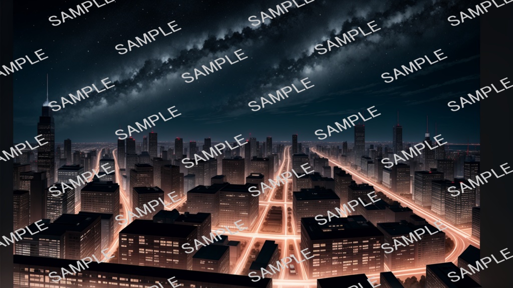 【無料版あり】立ち絵/背景 セーラー服のツインテール少女/通学路・住宅街・町中・夜景