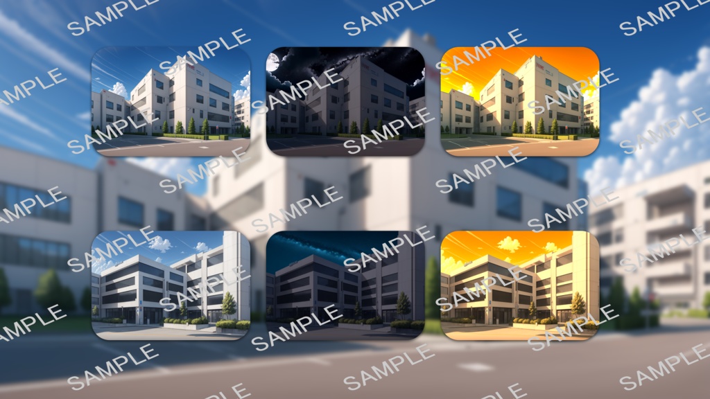 【無料版あり】立ち絵/背景 中性的な医者・研究員/病院・病室・手術室