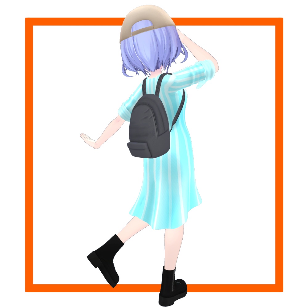 【幽狐族のお姉様用】ワンピース【VRChat】