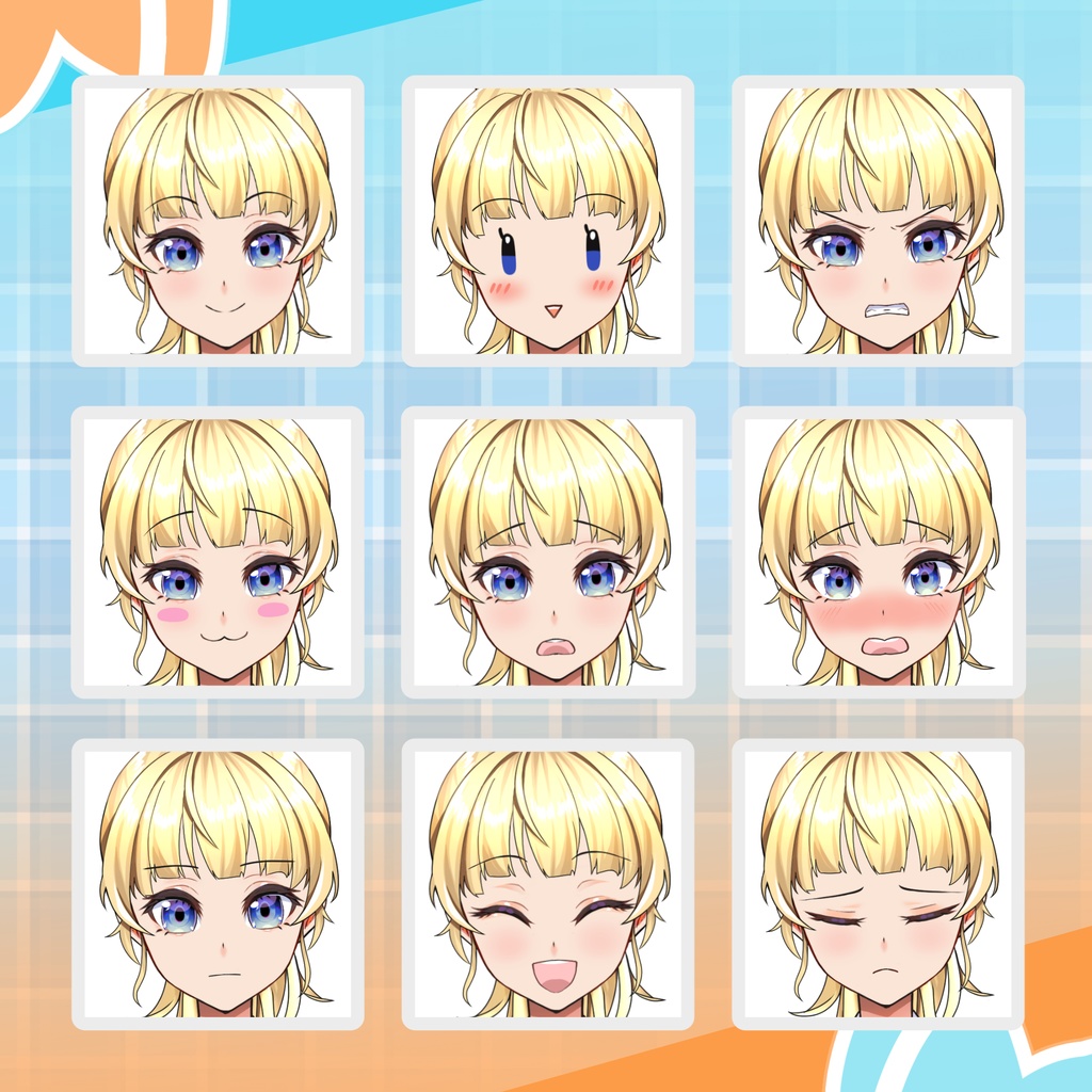 女の子の立ち絵素材【01】