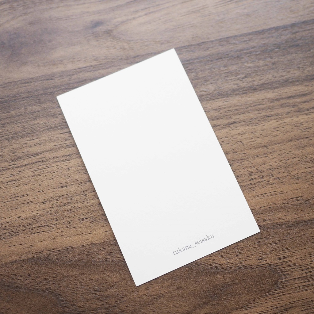 スルコウスキーモルフォの箔押しサンクスカード(5枚入り)