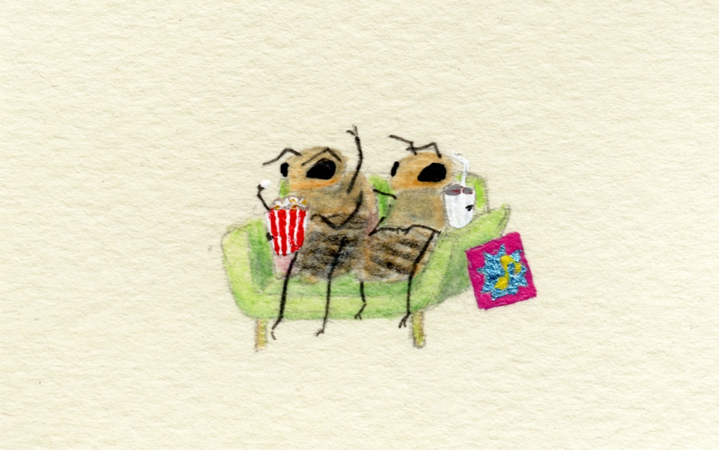 【ランダム受注後制作】ミニドローイング:ふわふわな方々(Fluffy fellows)