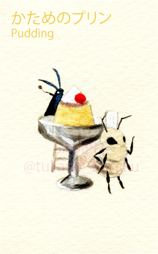 【完成品】額装イラスト原画:ふわふわな方々(Fluffy fellows)