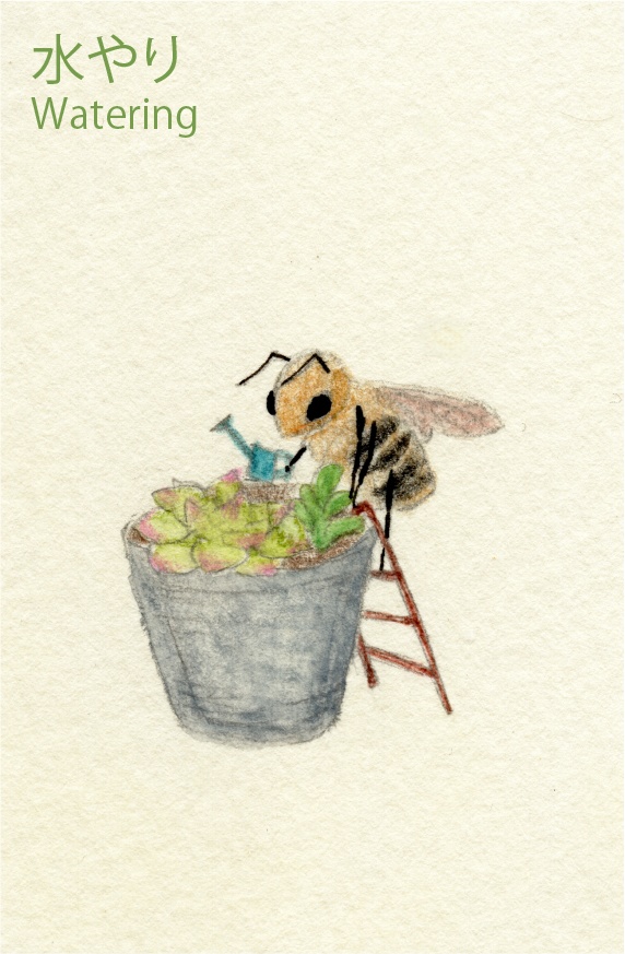 ミニドローイング:ふわふわな方々(Fluffy fellows)