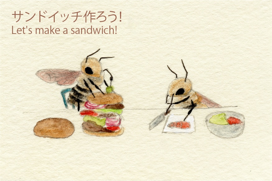 ミニドローイング:ふわふわな方々(Fluffy fellows)