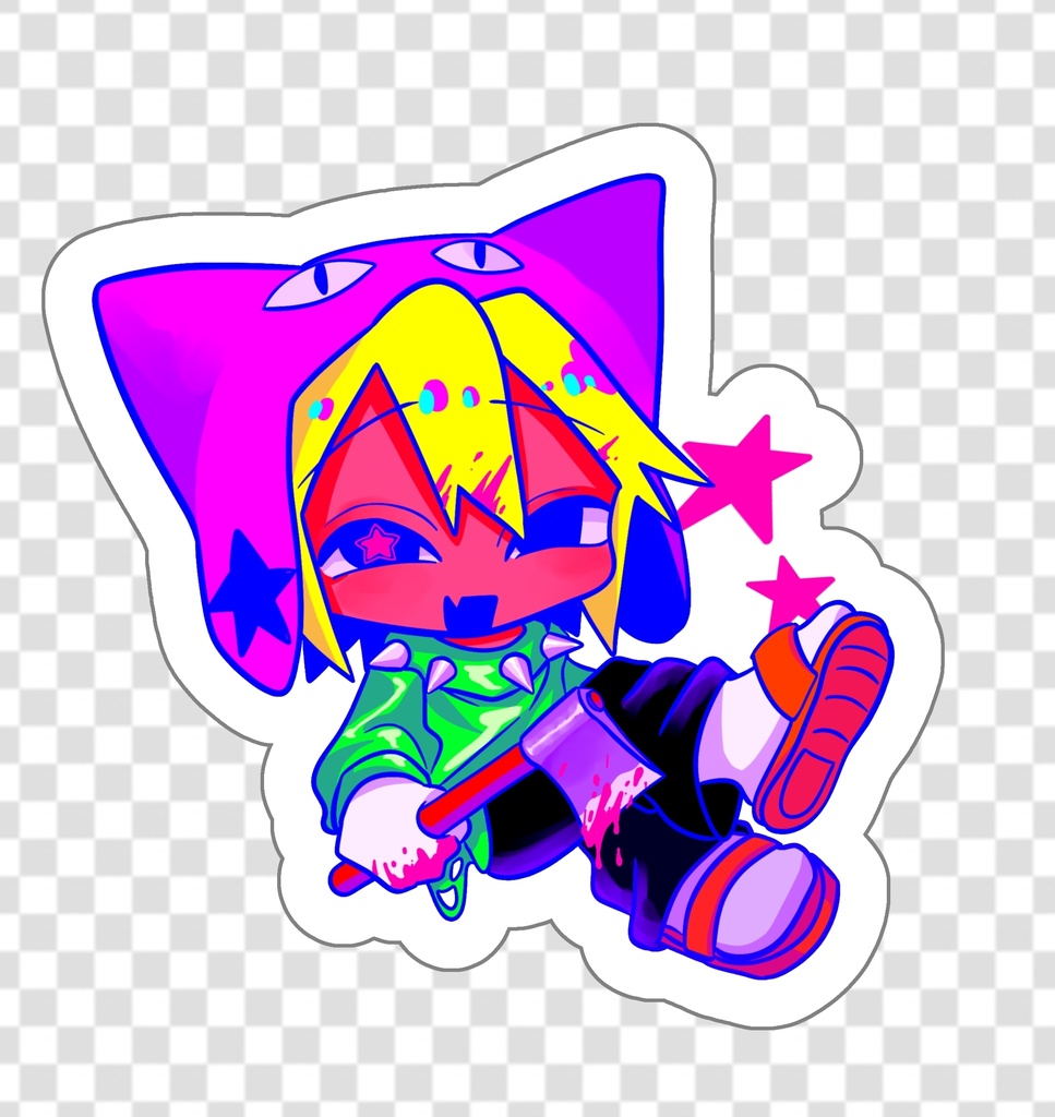 ゆうきくんポップステッカー