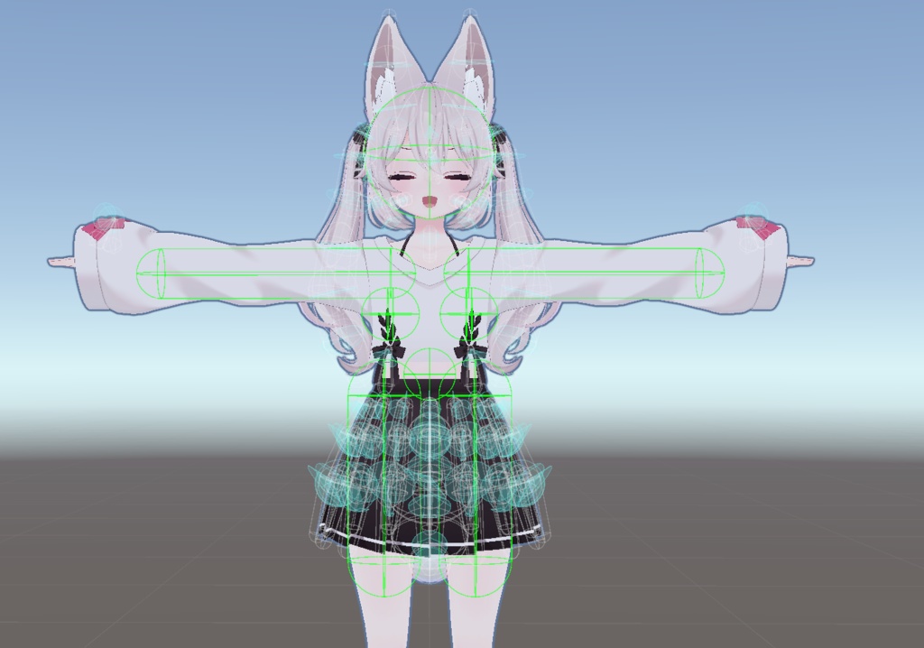 🎁150円セール中🎁かんたんPhysBoneコライダー 【PhysBoneコライダー設定ツール】