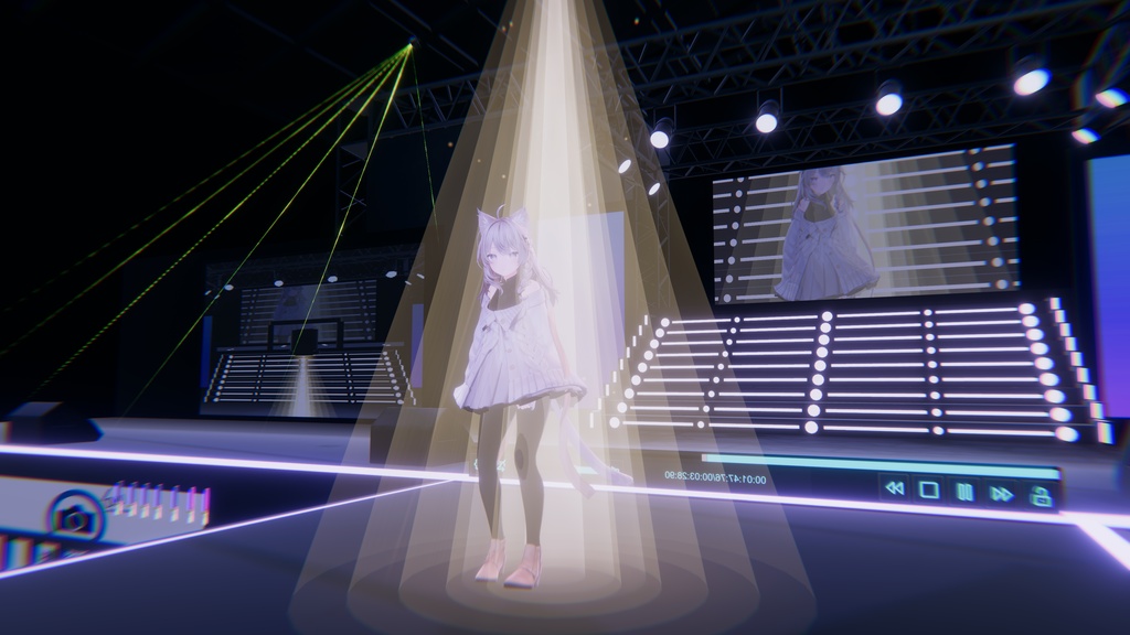 【VRChat】Spotlight Gimmick|スポットライト風演出ギミック