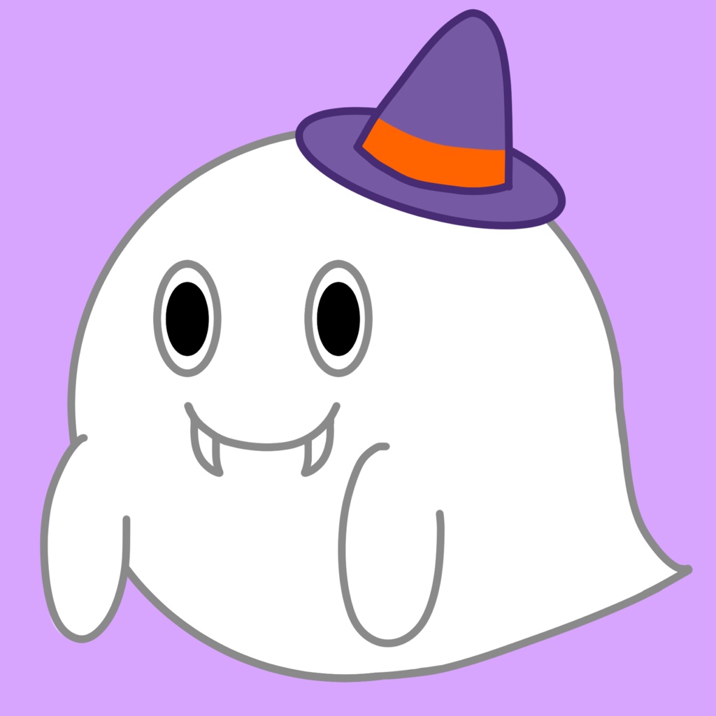 【無料配布】ハロウィン向けおばけLive2D素材【VTS対応】