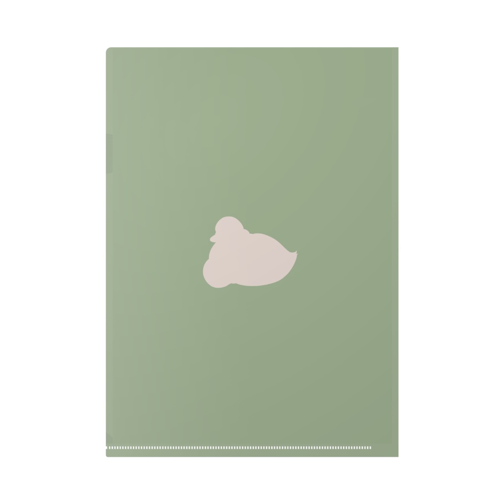 コールダックのクリアファイル