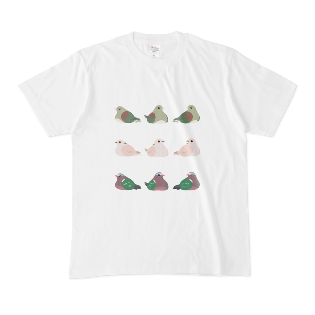 ハト3種詰めTシャツ